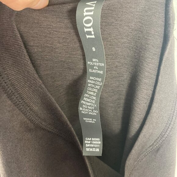 Vuori Womens Energy Tee Small Sangria Heather Relaxed Oversized Athleisure - Picture 6 of 6